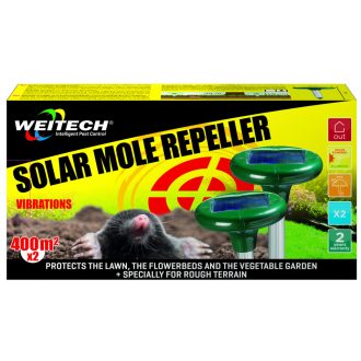   Ultrahangos vakondriasztó solar mini 400m2 - napelemes - Weitech 2db/csomag