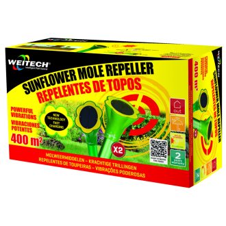   Ultrahangos vakondriasztó 400m2 - napraforgó forma - Weitech 2db/csomag