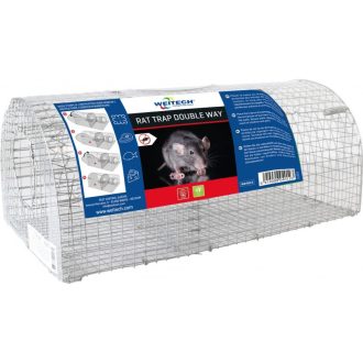   Weitech patkánycsapda - élvefogó csapóajtós - 2 utas csoportos fogó