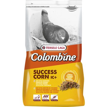 Versele-Laga Colombine Success Corn Plus I.C. - Fehérjével dúsított zöldséges granulátum versenygalamboknak - 15kg