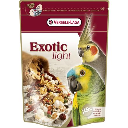 Versele-Laga  Parrots Prestige Premium Exotic Light Mix - Óriáspapagáj keverék energiaszegény - 750g