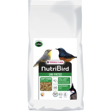 Versele-Laga  NutriBird Uni Patee - Teljes értékű lágyeleség gyümölcsevő és rovarevő madaraknak - 1kg