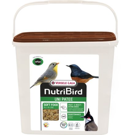 Versele-Laga  NutriBird Uni Patee - Teljes értékű lágyeleség gyümölcsevő és rovarevő madaraknak - 5kg