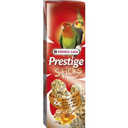 Versele-Laga  Sticks Big Parakeets Nuts & Honey Prestige - Mézes mogyorós rúd nagy papagájoknak - 2db