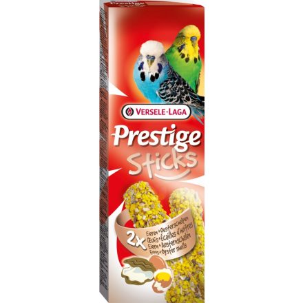 Versele-Laga  Sticks Budgies Eggs & Oystershells Prestige - tojásos grittes rúd hullámos papagájoknak - 2db