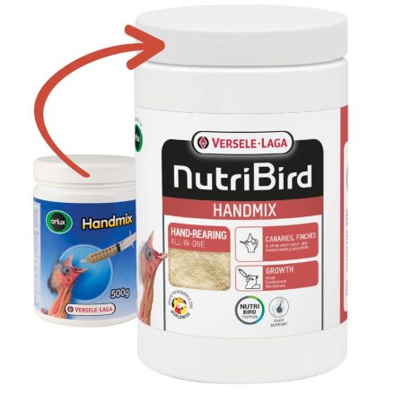 Versele-Laga  NutriBird HandMix - Kézzelnevelő táp kistestű mag és rovarevő madarak számára - 500g