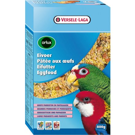 Versele-Laga  Eggfood Dry Large Parakeets - Száraz tojásos lágyeleség közép és óriás papagájok számára - 800g
