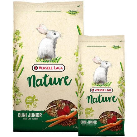 Versele-Laga  Nature Cuni Junior - Nyúltáp keverék magas rosttartalommal 8 hónapos korig - 2,3kg