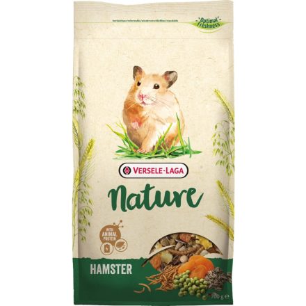Versele-Laga  Nature Hamster - Változatos, gabonákban gazdag állati fehérjével dúsított keverék hörcsög táp - 700g