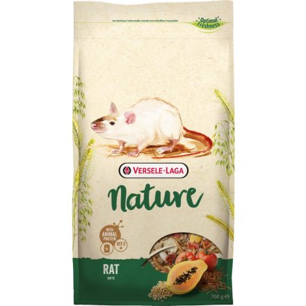 Versele-Laga Nature Rat - Változatos gabonákban gazdag, állati fehérjével dúsított törpe patkány táp - 700g