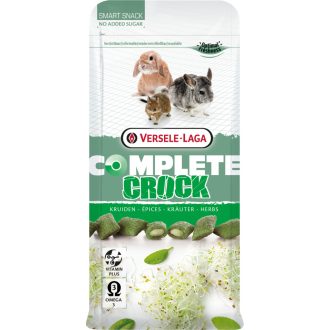   Versele-Laga  Complete Crock Herbs - Jól kiegyensúlyozott, roppanós jutalomfalat puha gyógynövényes töltelékkel - 50g