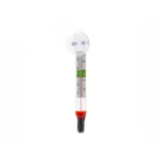 Hőmérő - normál, üveg, fehér 11cm