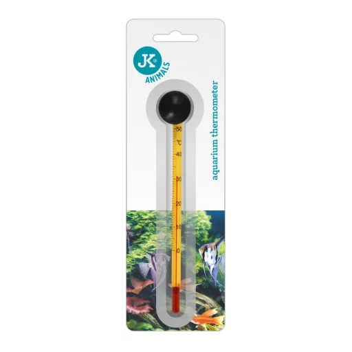 Hőmérő - rövid, üveg, sárga